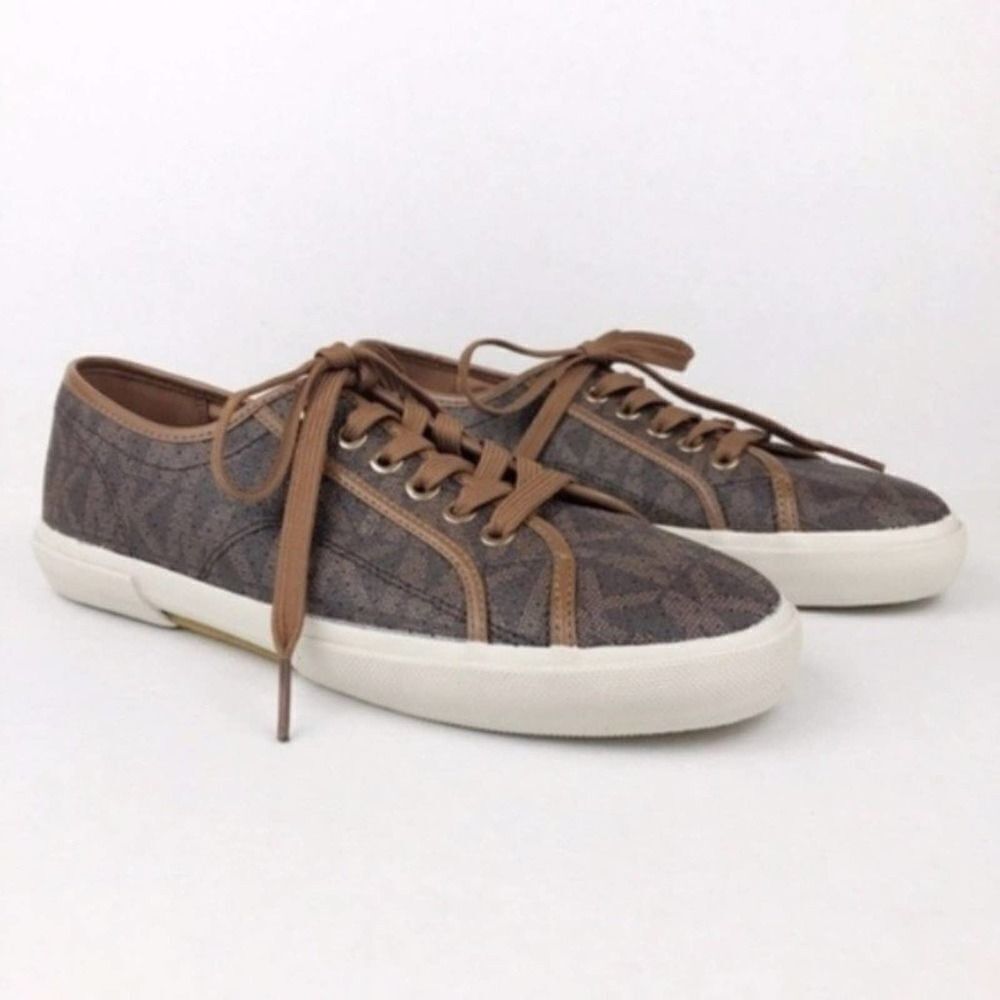 MICHAEL KORS MK Signature Boerum Brown Sneakers